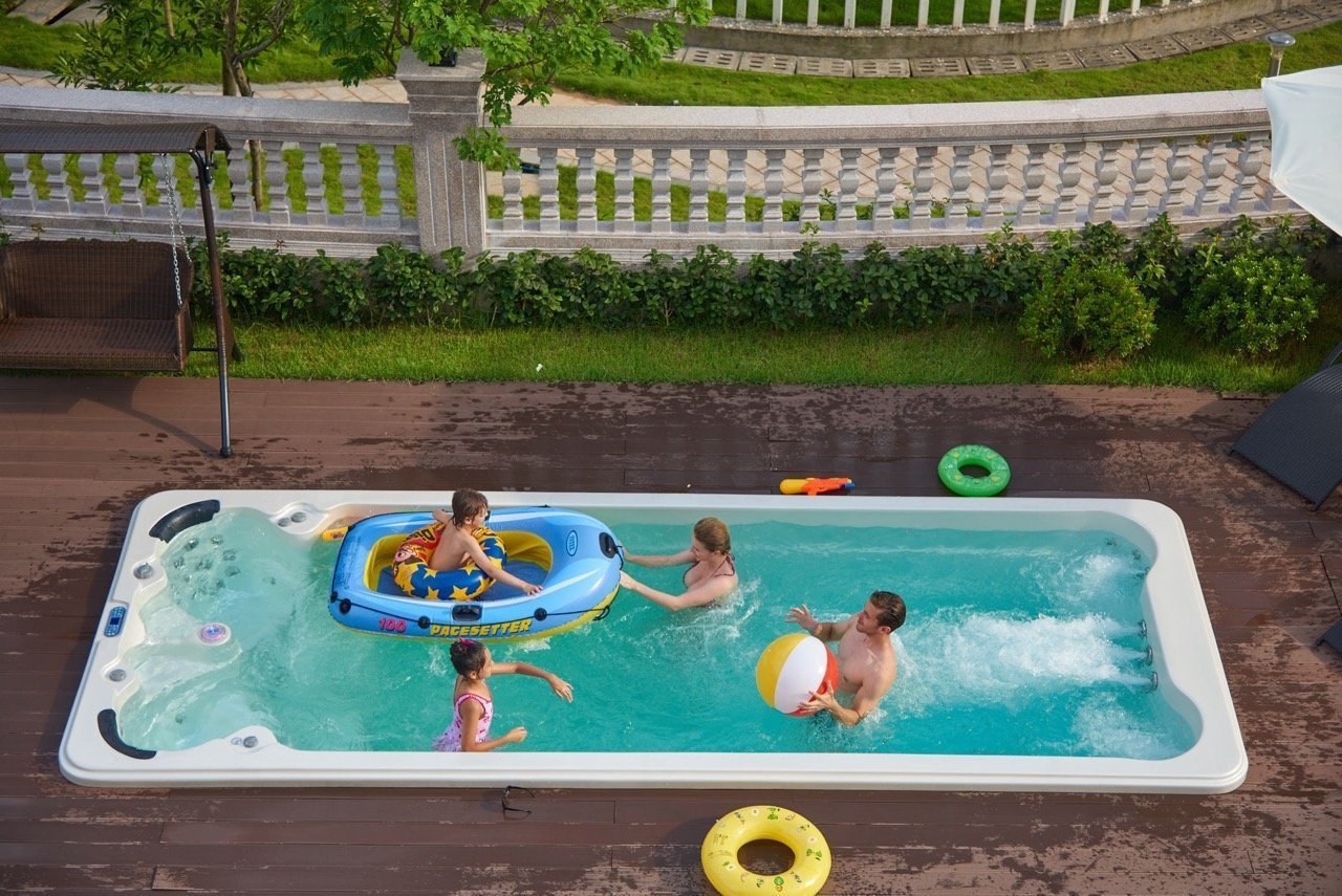 Piscina Nuoto Controcorrente e Idromassaggio SPA Special 585x220 cm