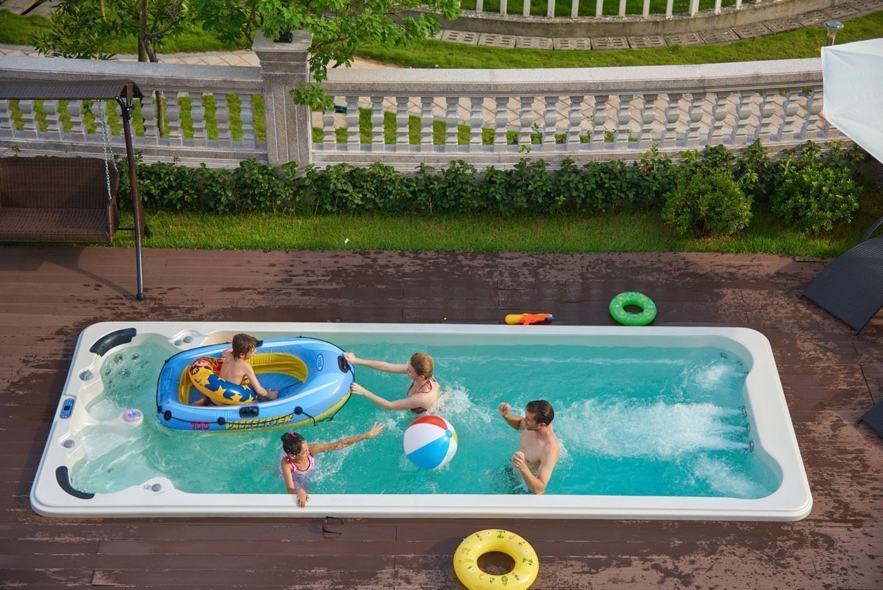 Piscina Nuoto Controcorrente e Idromassaggio SPA Special 585x220 cm