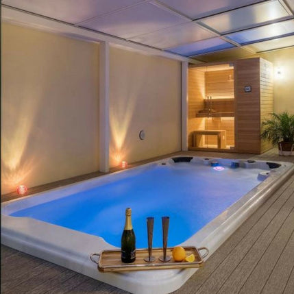 Piscina Nuoto Controcorrente e Idromassaggio SPA Special 585x220 cm