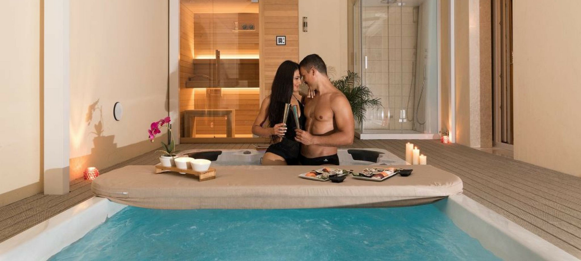 Piscina Nuoto Controcorrente e Idromassaggio SPA Special 585x220 cm