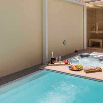 Piscina Nuoto Controcorrente e Idromassaggio SPA Relax 418x220 cm