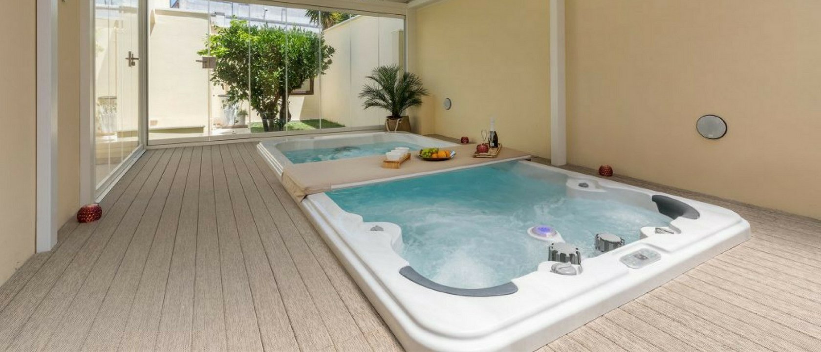 Piscina Nuoto Controcorrente e Idromassaggio SPA Relax 418x220 cm