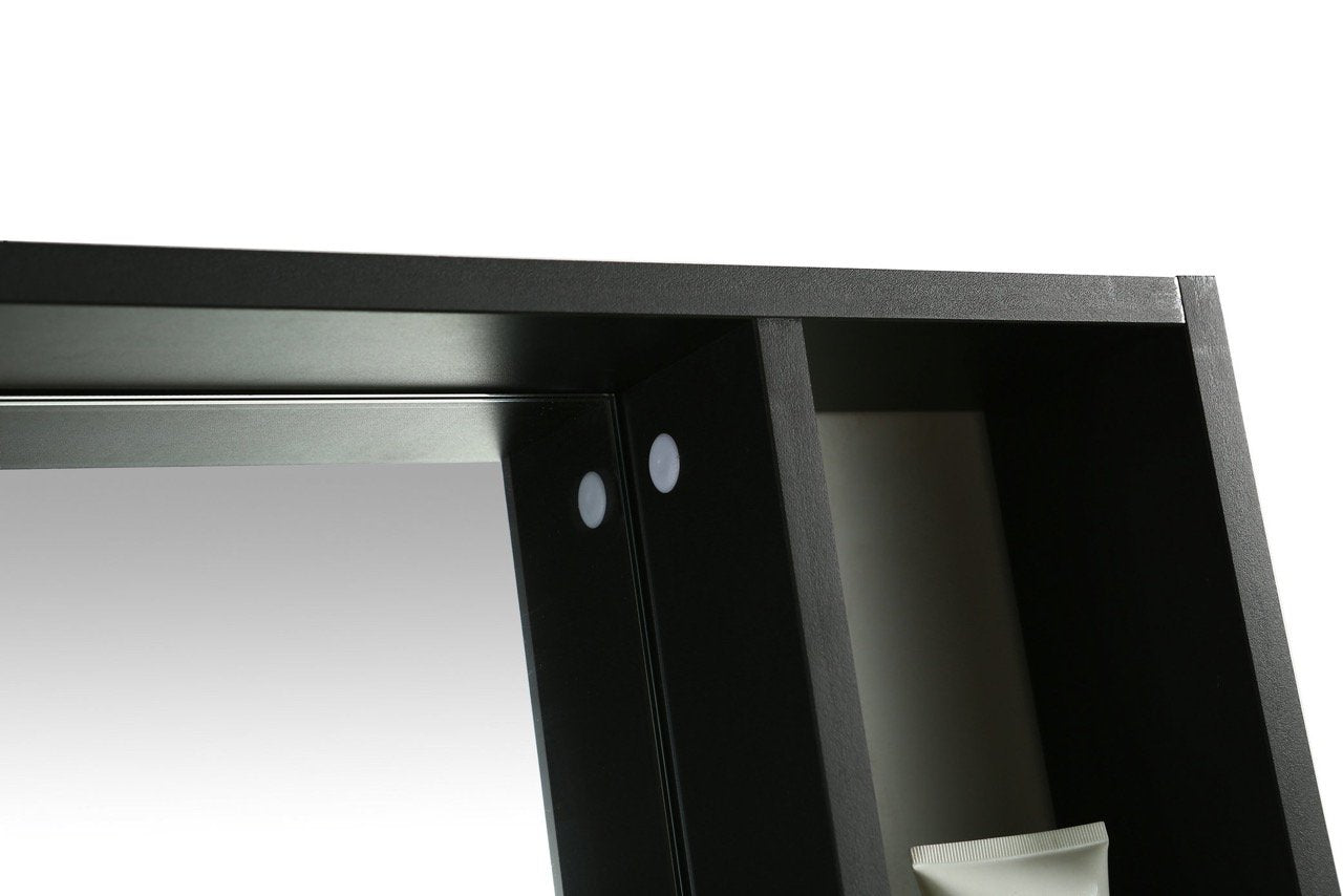 Mobile Arredo Bagno Idea 90 cm Sospeso Moderno Nero