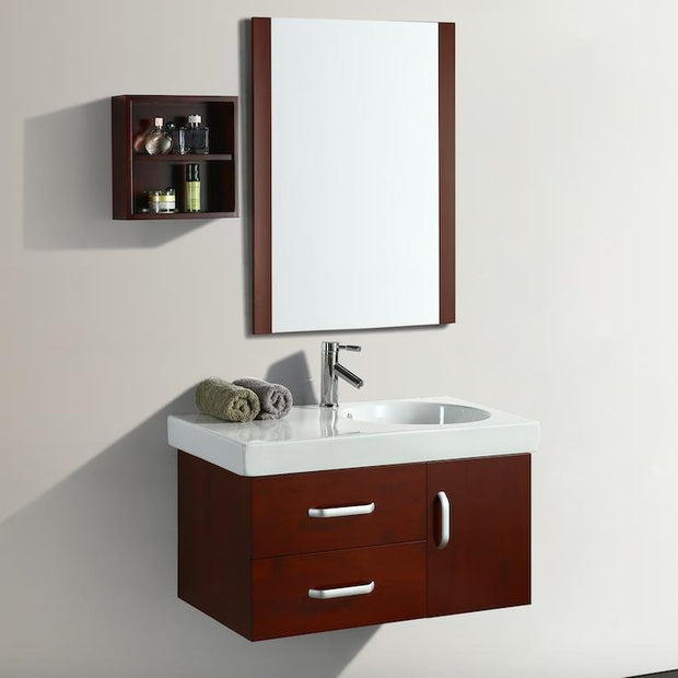 Mobile Arredo Bagno Elisir 82 cm Legno Sospeso Classico