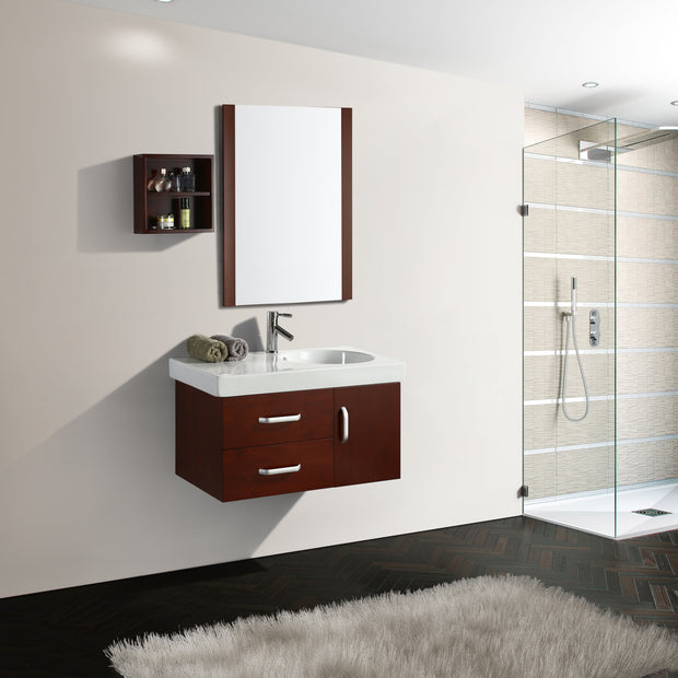 Mobile Arredo Bagno Elisir 82 cm Legno Sospeso Classico