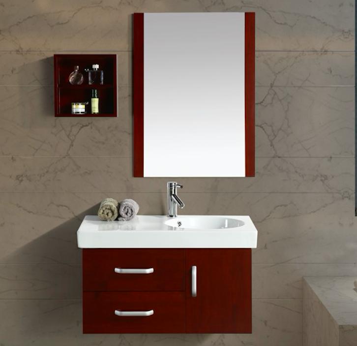 Mobile Arredo Bagno Elisir 82 cm Legno Sospeso Classico