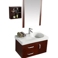 Mobile Arredo Bagno Elisir 82 cm Legno Sospeso Classico