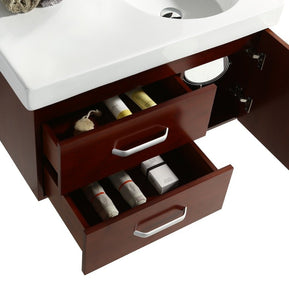 Mobile Arredo Bagno Elisir 82 cm Legno Sospeso Classico