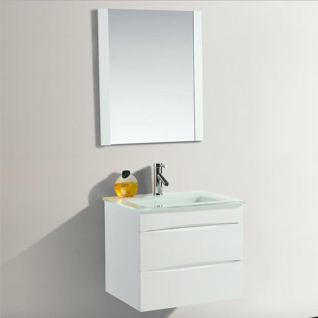 Mobile Arredo Bagno Easy 60 cm Bianco Moderno Sospeso