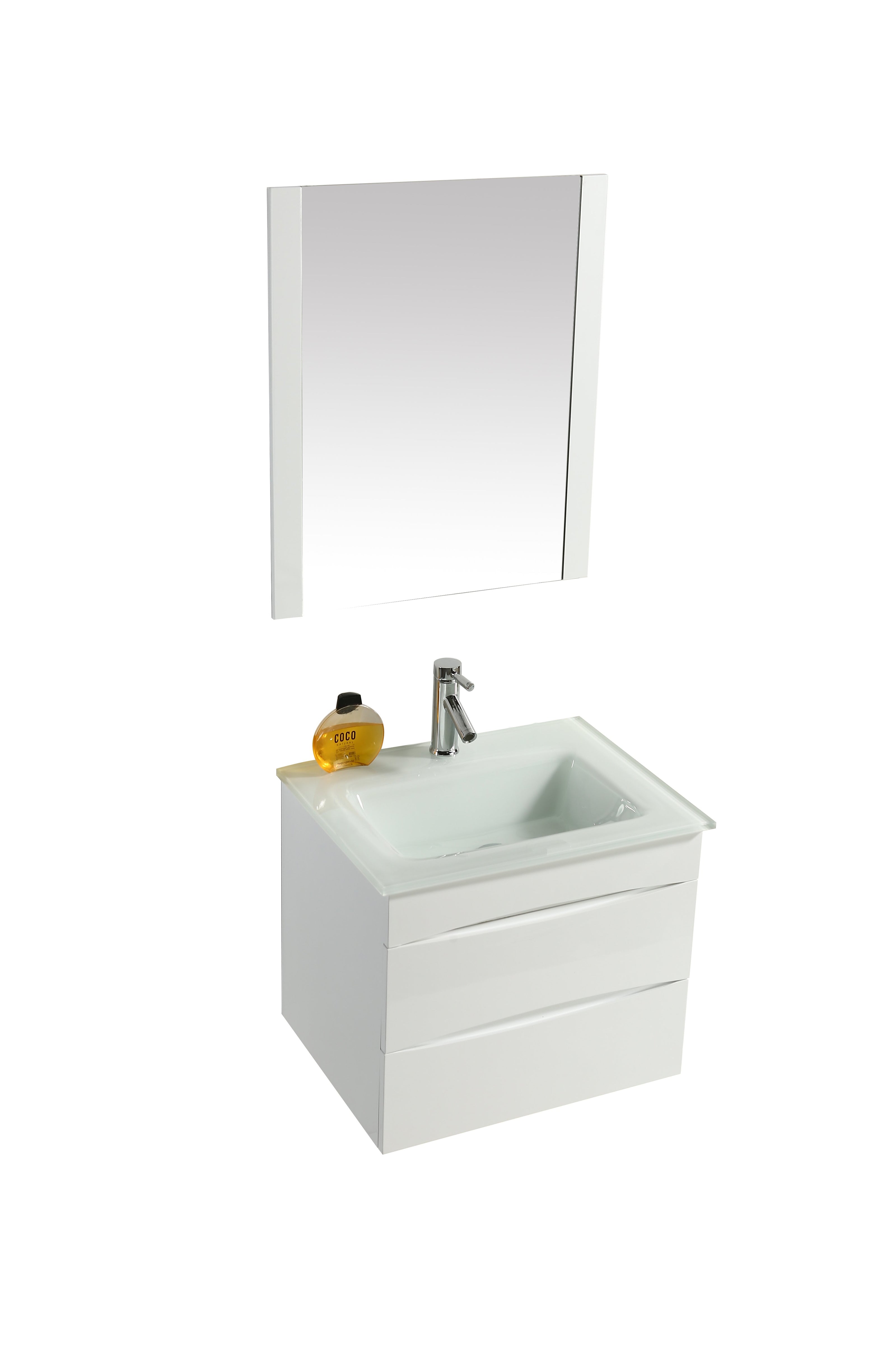 Mobile Arredo Bagno Easy 60 cm Bianco Moderno Sospeso
