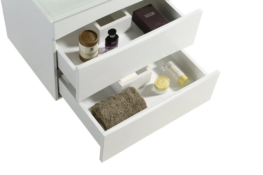Mobile Arredo Bagno Easy 60 cm Bianco Moderno Sospeso
