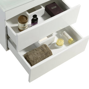Mobile Arredo Bagno Easy 60 cm Bianco Moderno Sospeso