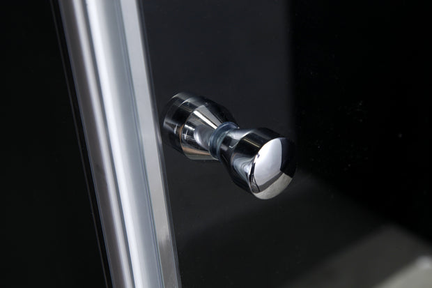 Cabina Doccia Lux Vetri 8mm Telaio Inox 70x90 Destro