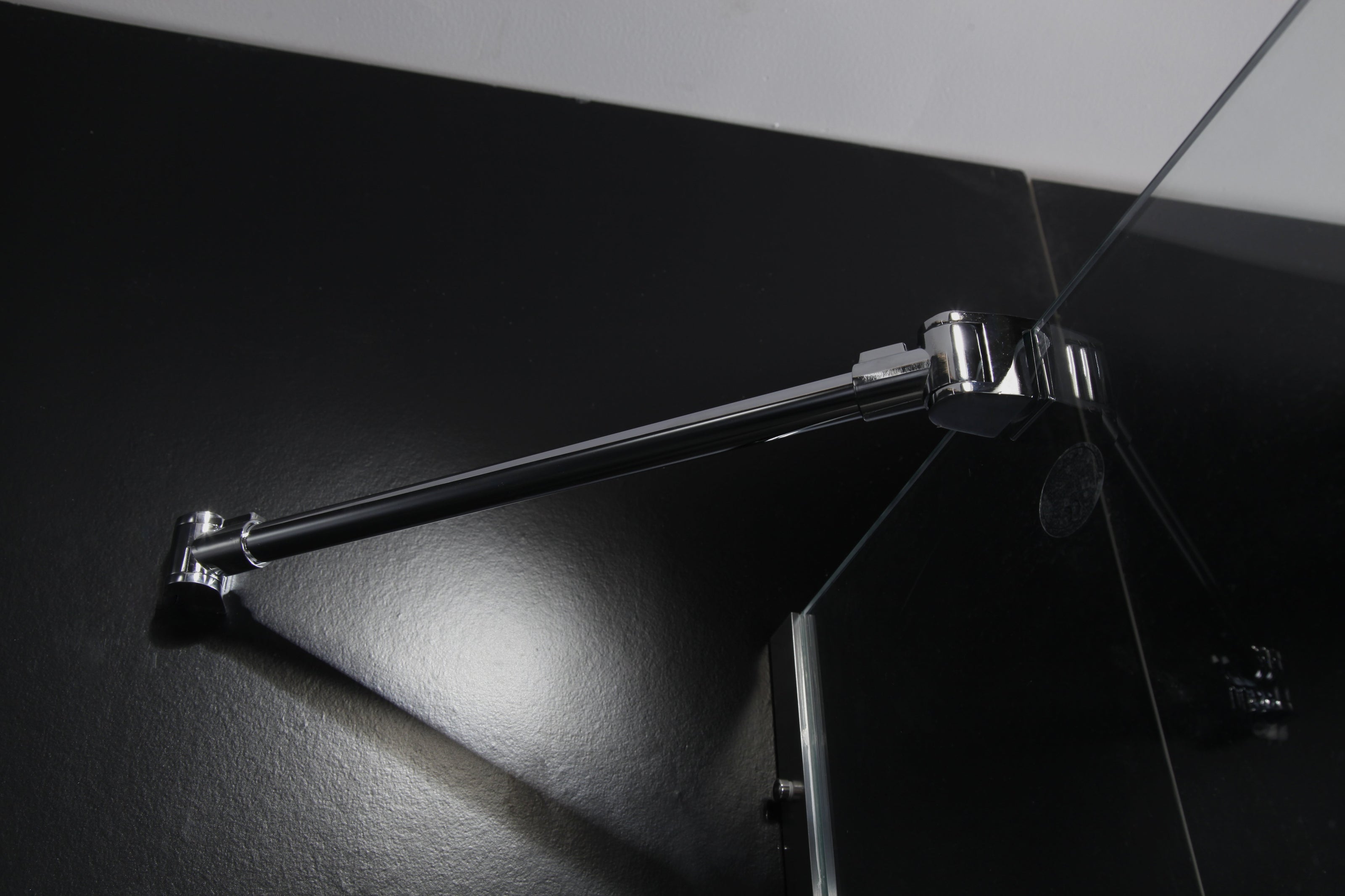 Cabina Doccia Lux Vetri 8mm Telaio Inox 70x100cm Destro