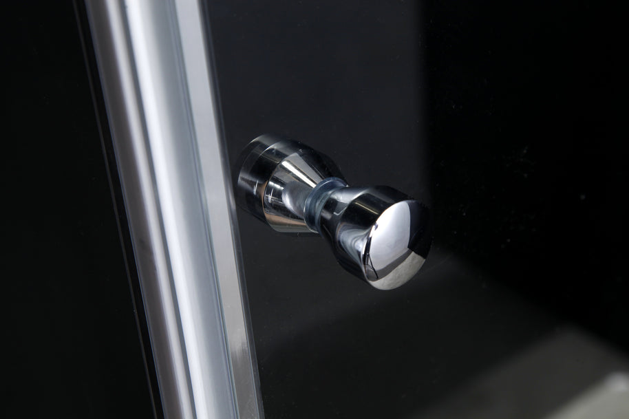 Cabina Doccia Lux Vetri 8mm Telaio Inox 70x120 Destro