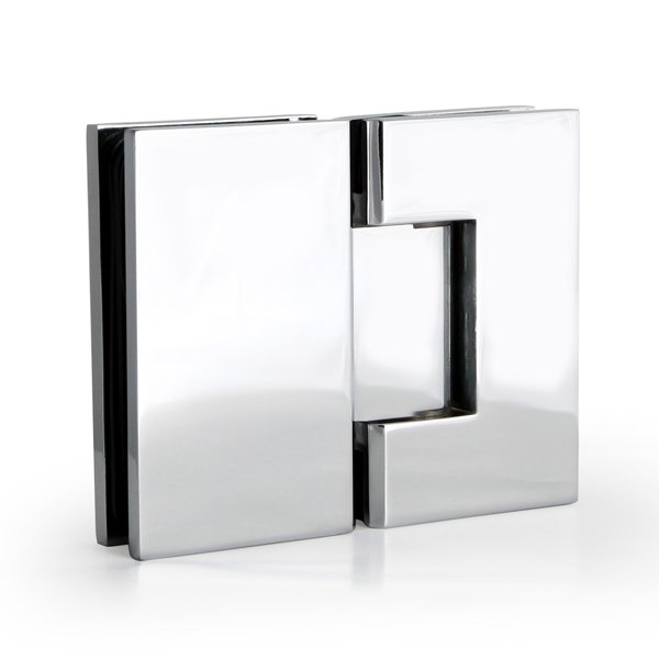 Cabina Doccia Lux Vetri 8mm Telaio Inox 80x90 Sinistro