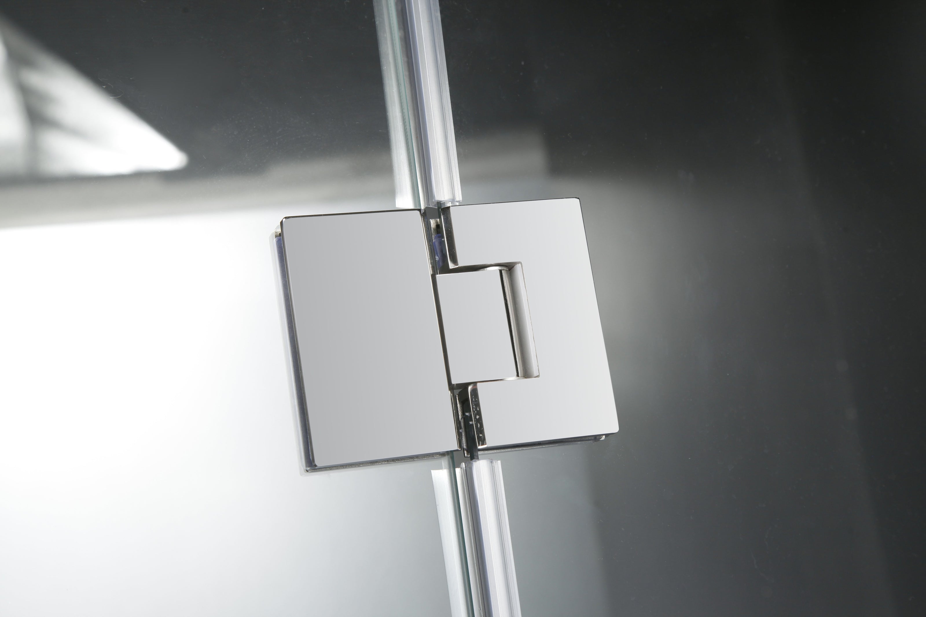 Cabina Doccia Lux Vetri 8mm Telaio Inox 80x90 Sinistro