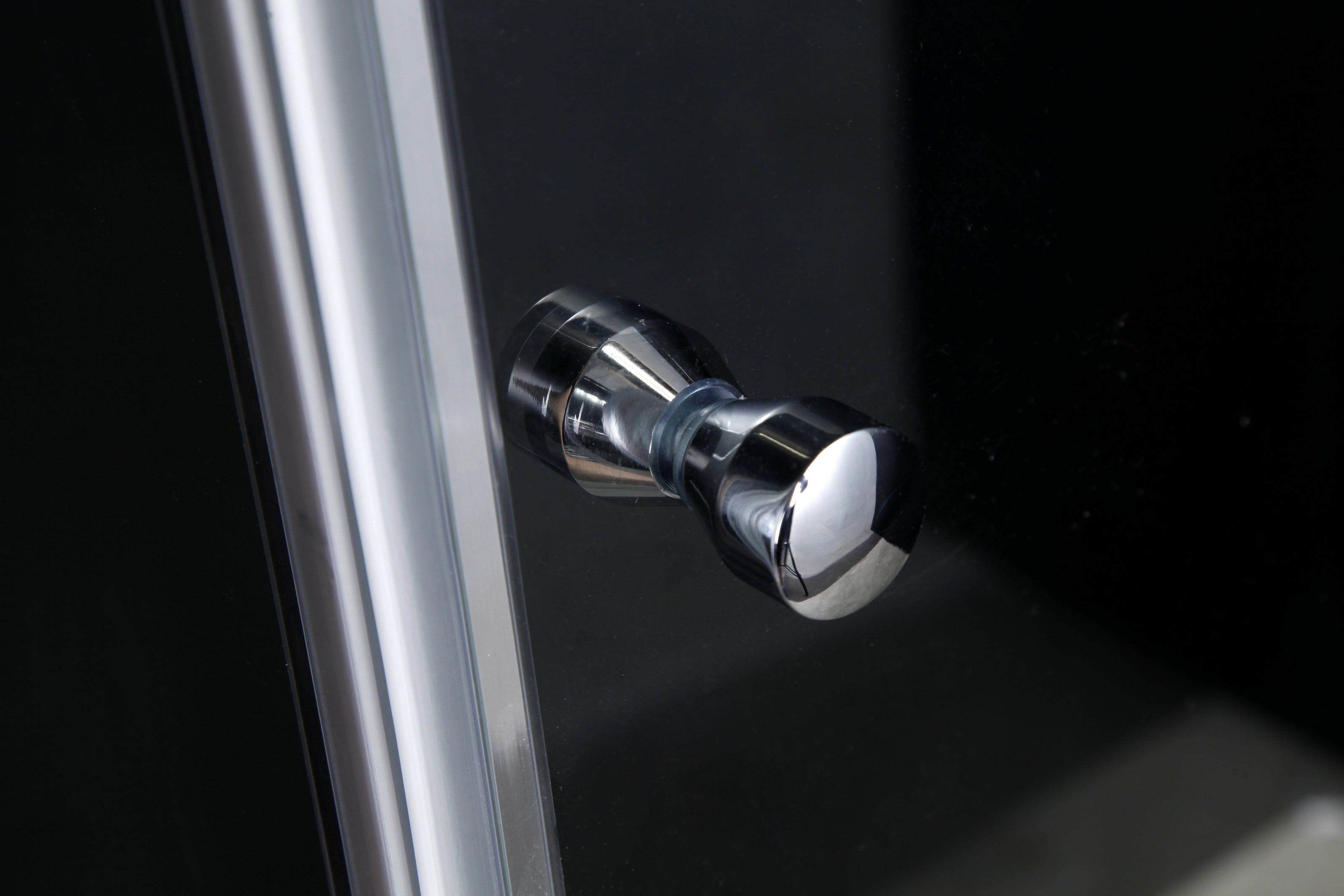 Cabina Doccia Lux Vetri 8mm Telaio Inox 80x90cm Sinistro