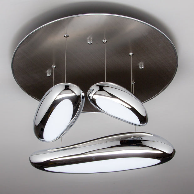 Lampadario da Salotto a Led Drop Design 3B Luce Fredda Moderno