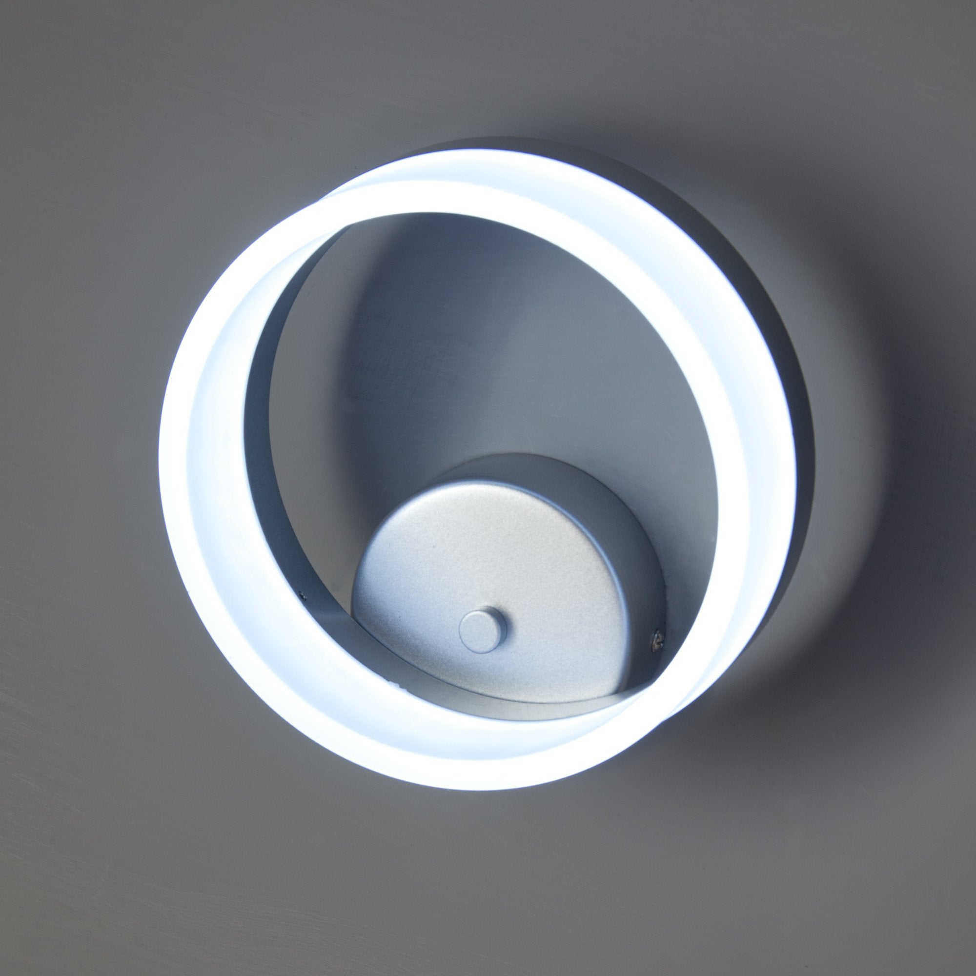 Applique a Led Circle di Design Luce Fredda Stile Moderno