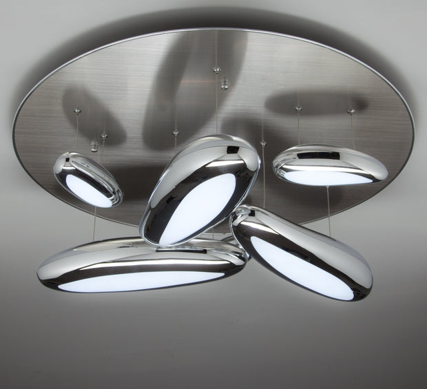 Lampadario a Led Drop Design 6B luce fredda da Salotto Moderno