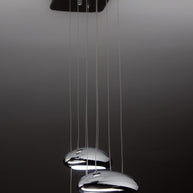 Lampadario a Led Drop Design 4B Luce Fredda Soggiorno Moderno