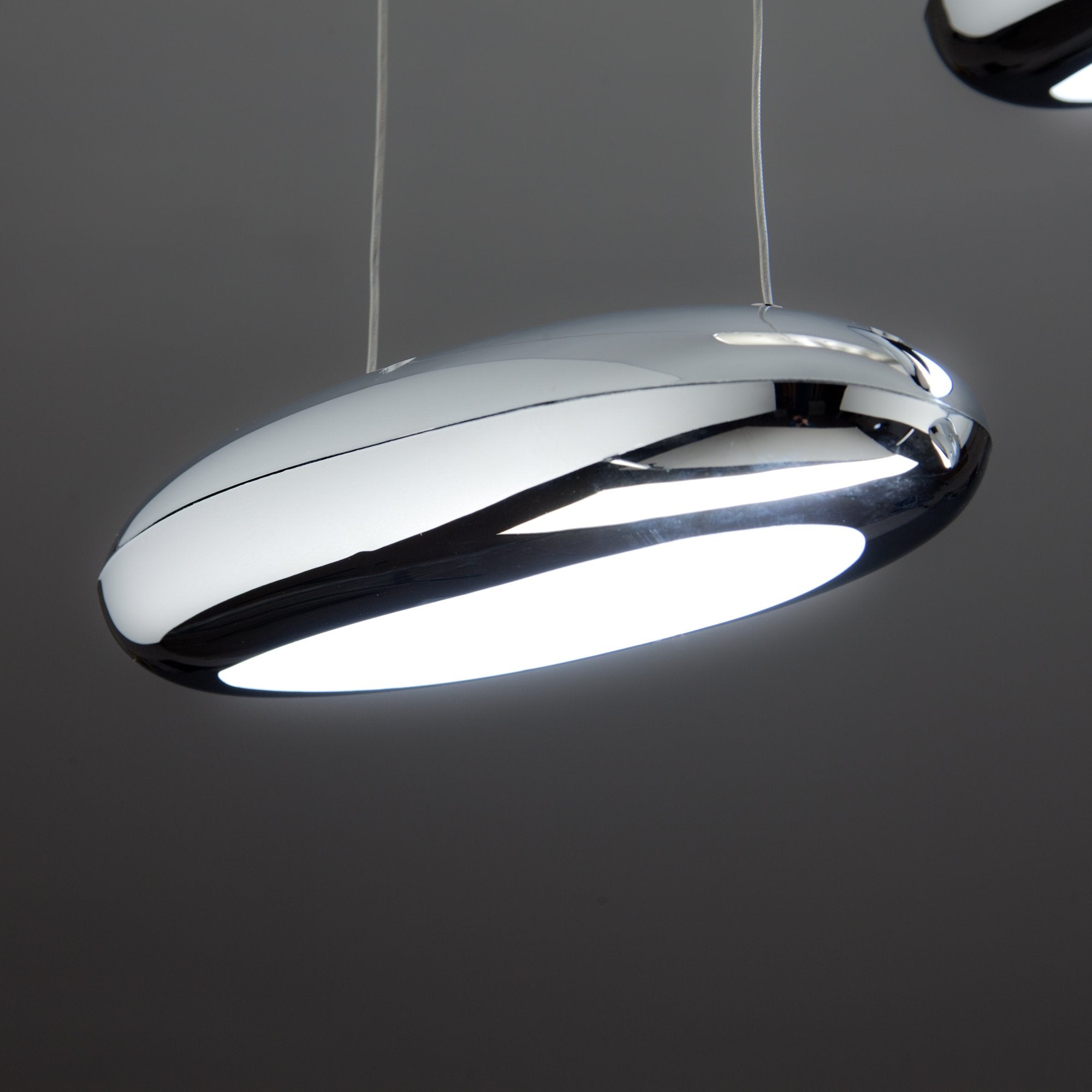 Lampadario a Led Drop Design 4B Luce Fredda Soggiorno Moderno
