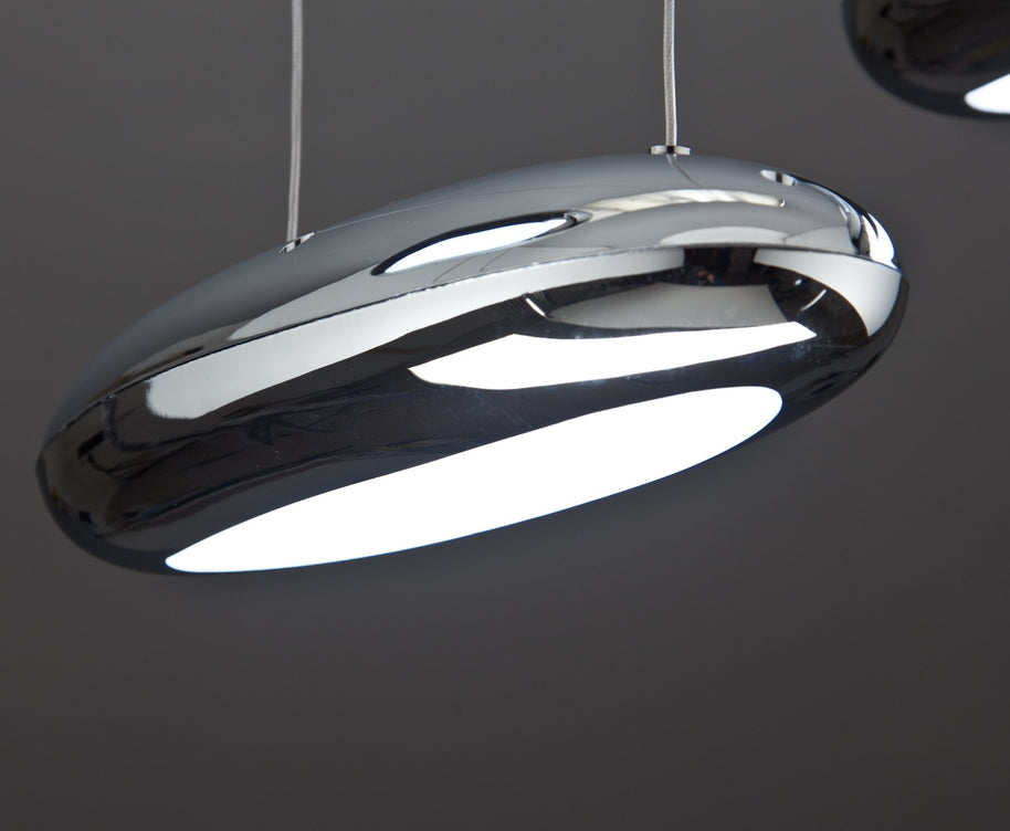 Lampadario a Led Drop Design 4B Luce Fredda Soggiorno Moderno