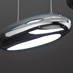 Lampadario a Led Drop Design 4B Luce Fredda Soggiorno Moderno