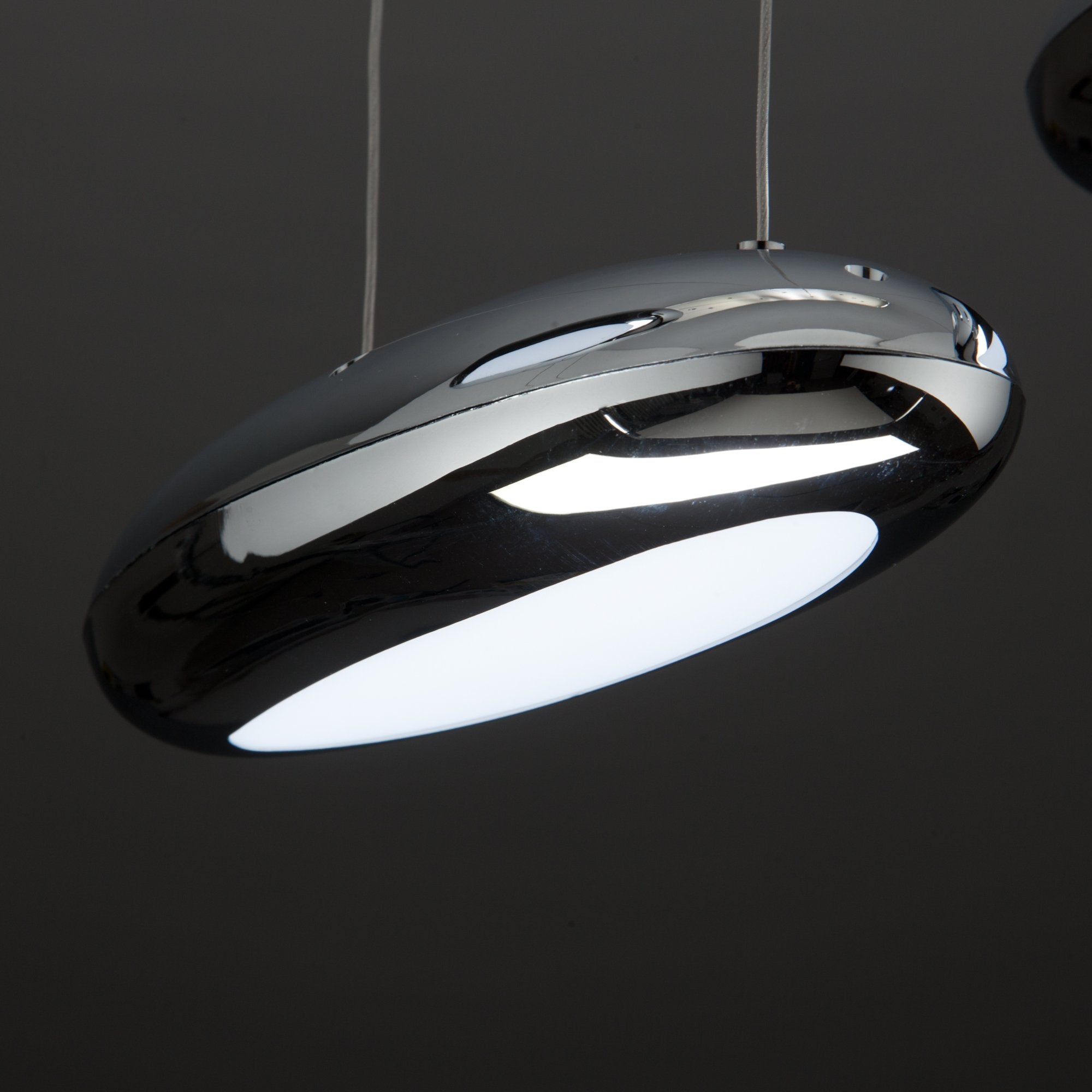 Lampadario a Led Drop Design 4B Luce Fredda Soggiorno Moderno