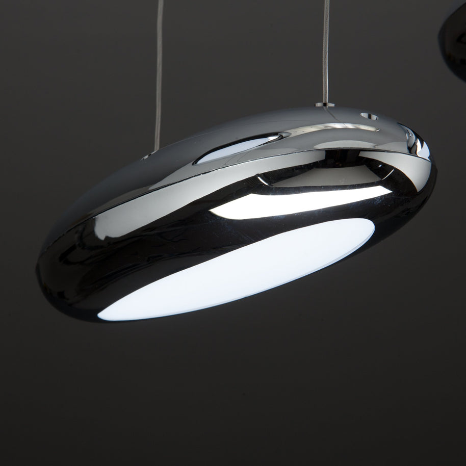 Lampadario a Led Drop Design 4B Luce Fredda Soggiorno Moderno