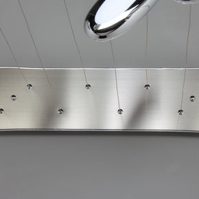 Lampadario a Led Drop Design 4B Luce Fredda Soggiorno Moderno