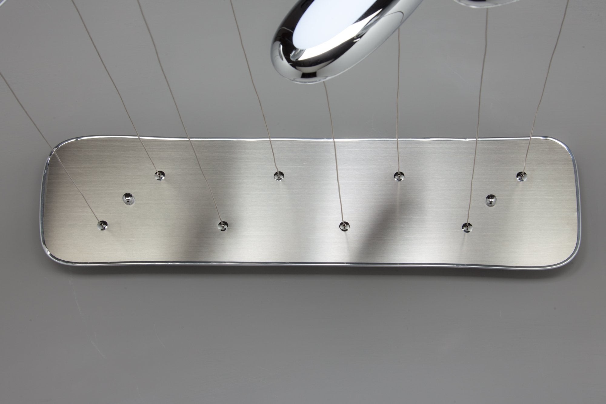 Lampadario a Led Drop Design 4B Luce Fredda Soggiorno Moderno