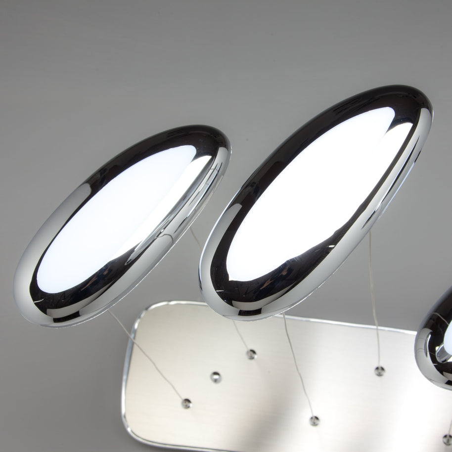 Lampadario a Led Drop Design 4B Luce Fredda Soggiorno Moderno