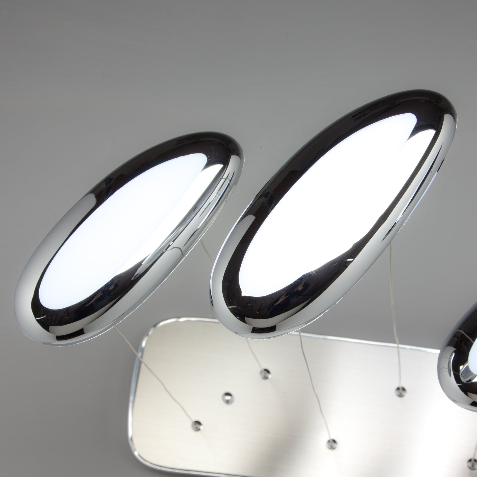 Lampadario a Led Drop Design 4B Luce Fredda Soggiorno Moderno