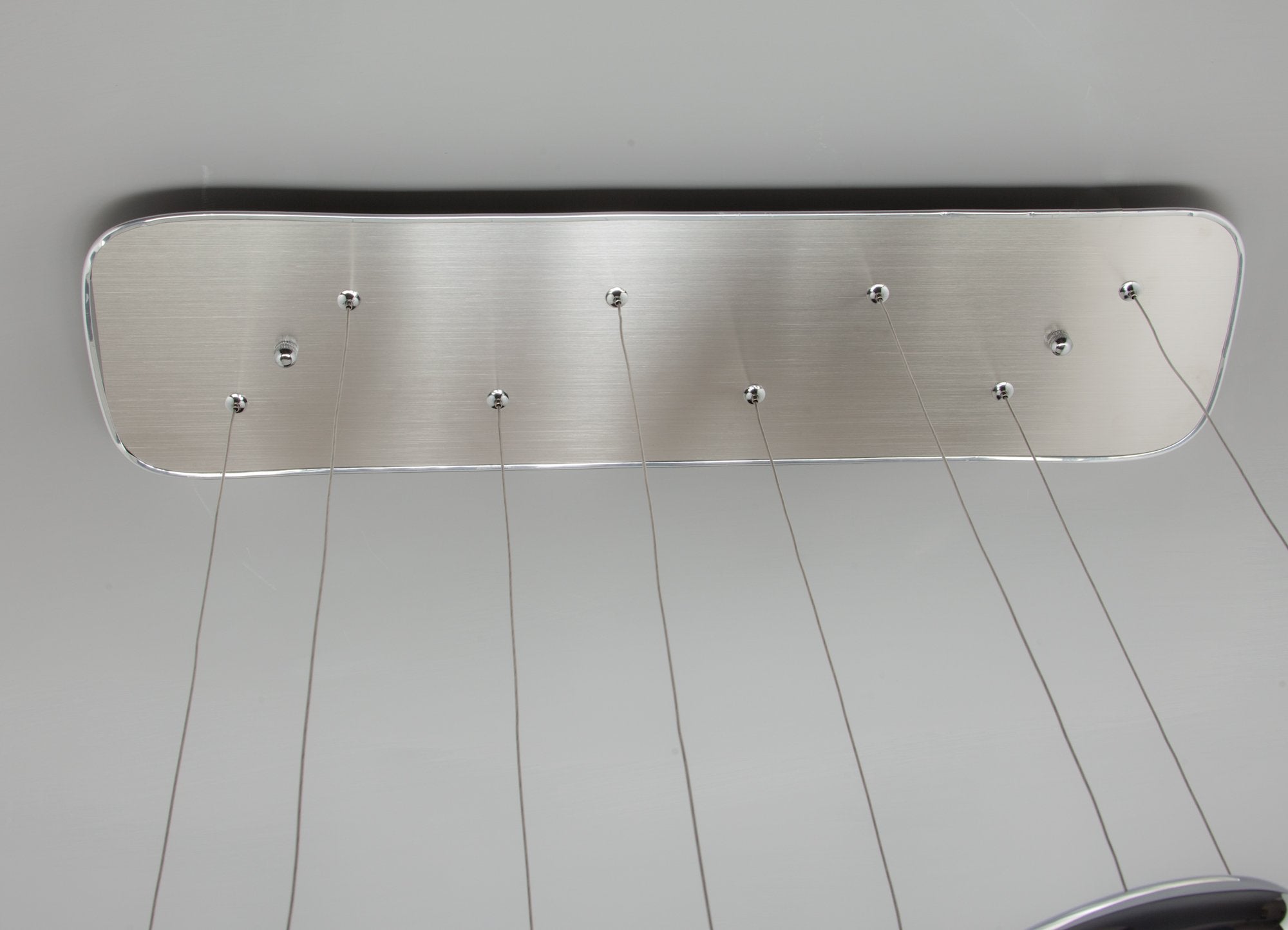Lampadario a Led Drop Design 4B Luce Fredda Soggiorno Moderno