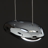 Lampadario a Led Drop Design 4B Luce Fredda Soggiorno Moderno