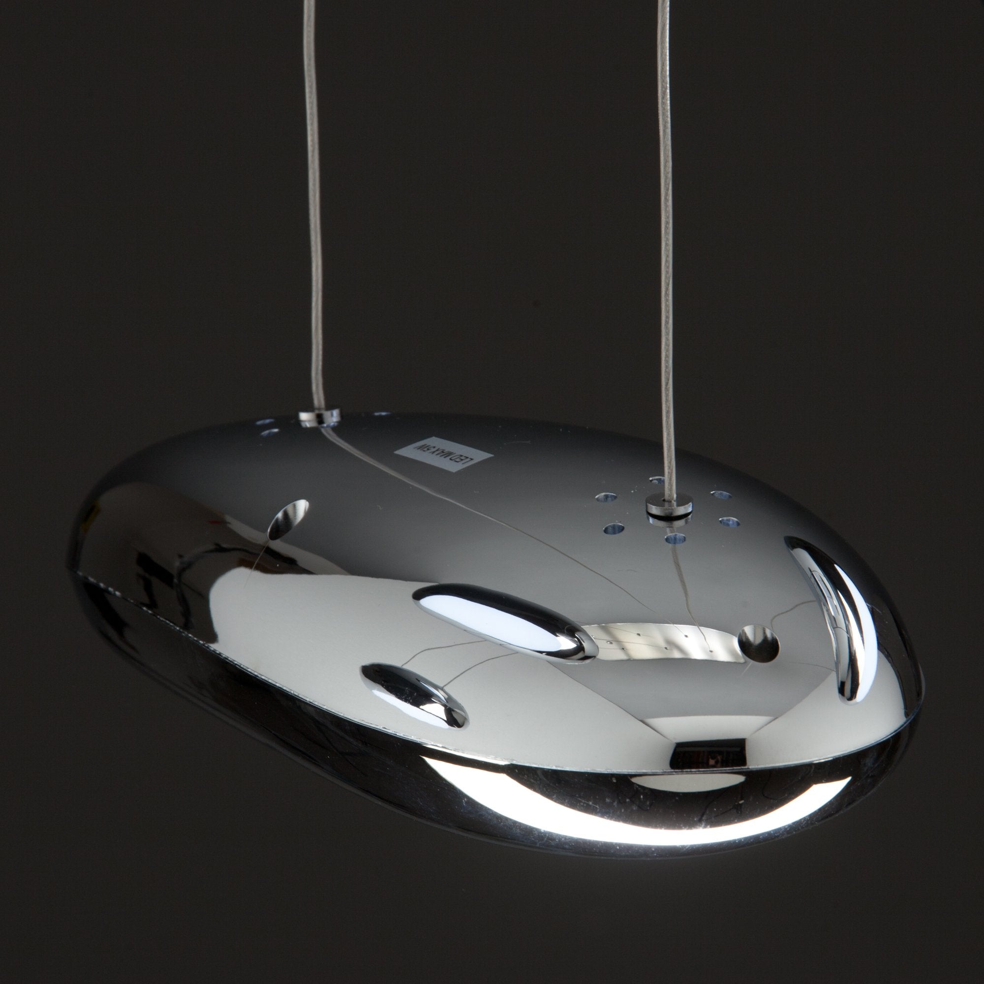 Lampadario a Led Drop Design 4B Luce Fredda Soggiorno Moderno