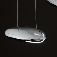 Lampadario a Led Drop Design 4B Luce Fredda Soggiorno Moderno