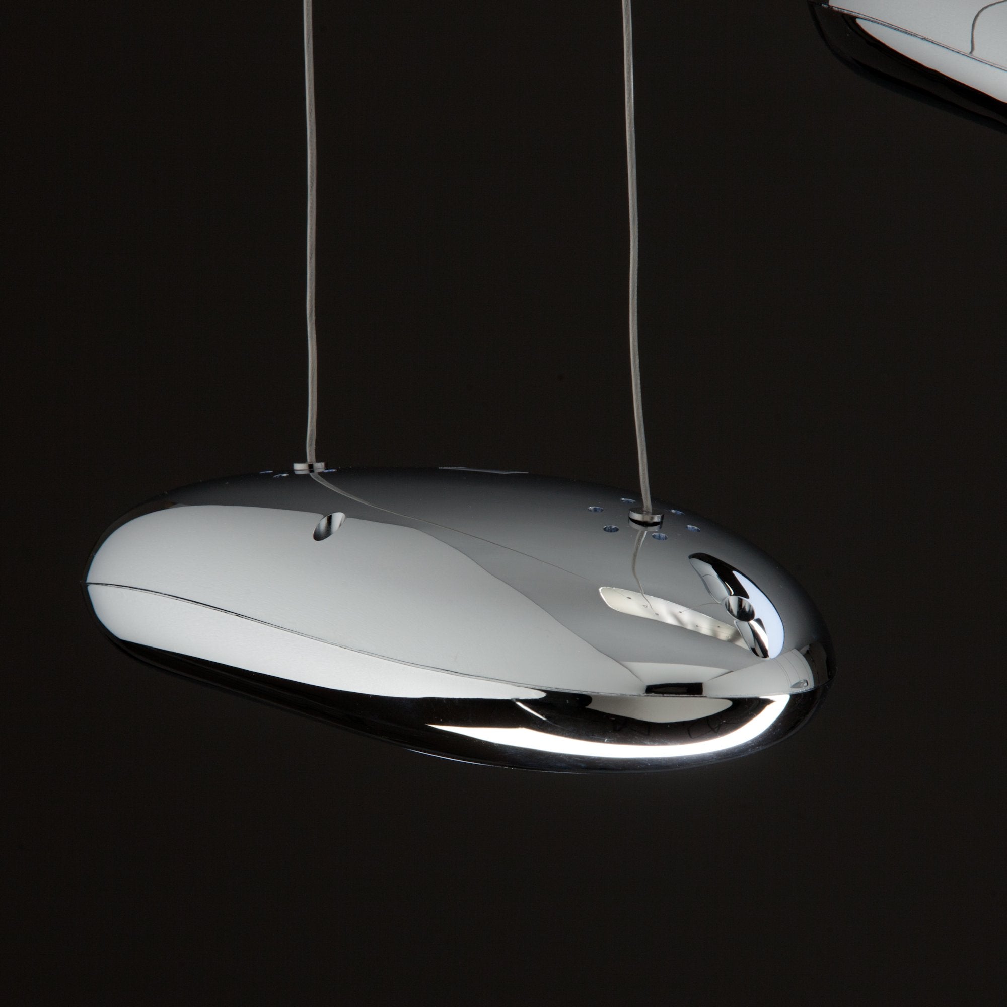 Lampadario a Led Drop Design 4B Luce Fredda Soggiorno Moderno