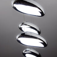 Lampadario a Led Drop Design 4B Luce Fredda Soggiorno Moderno