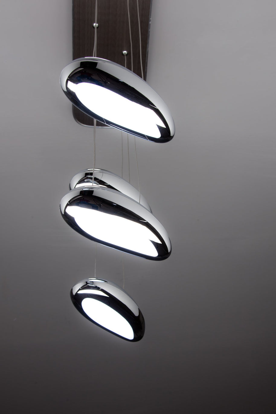 Lampadario a Led Drop Design 4B Luce Fredda Soggiorno Moderno