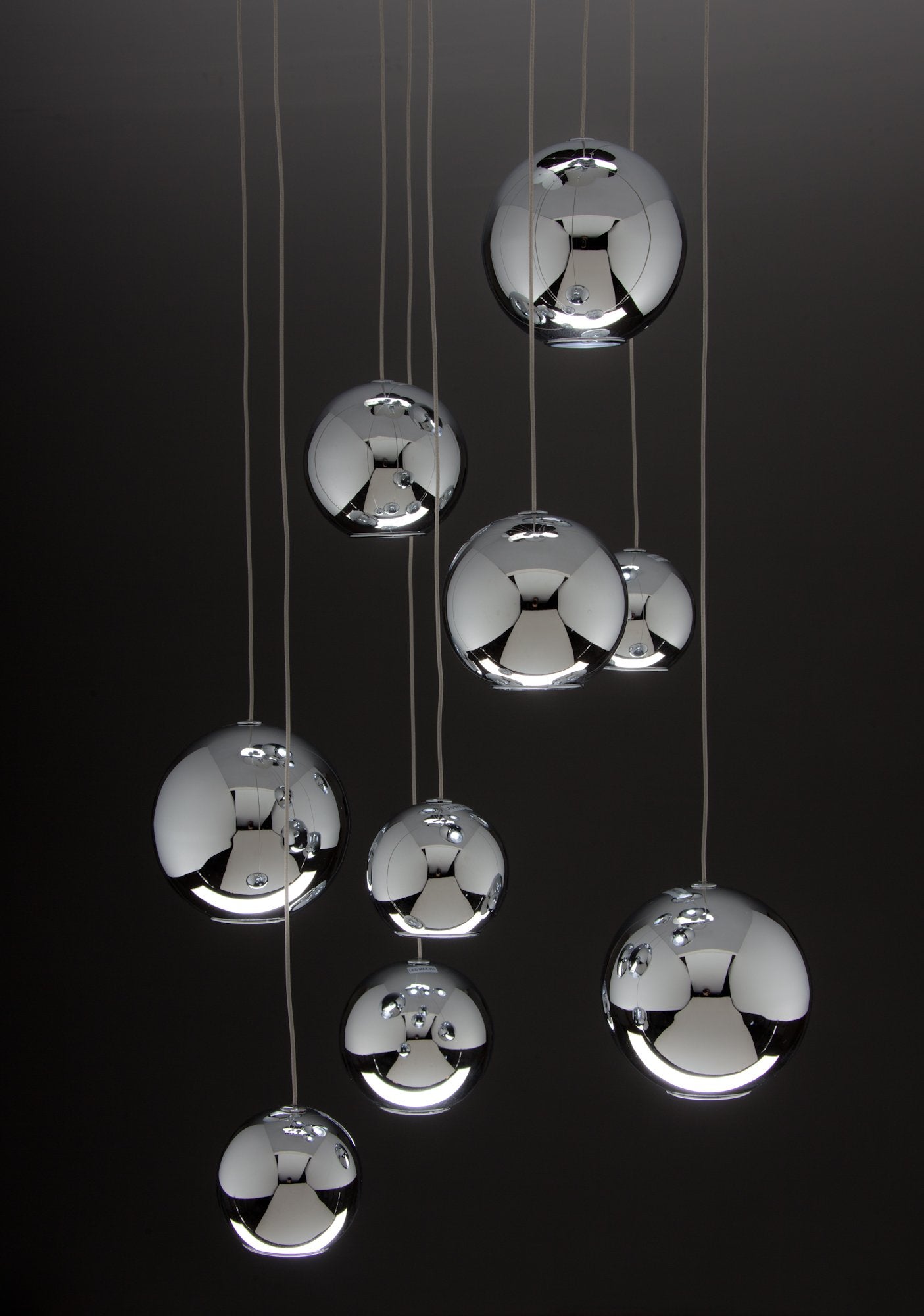 Lampadario a Sospensione Led Sfere Design Moderno