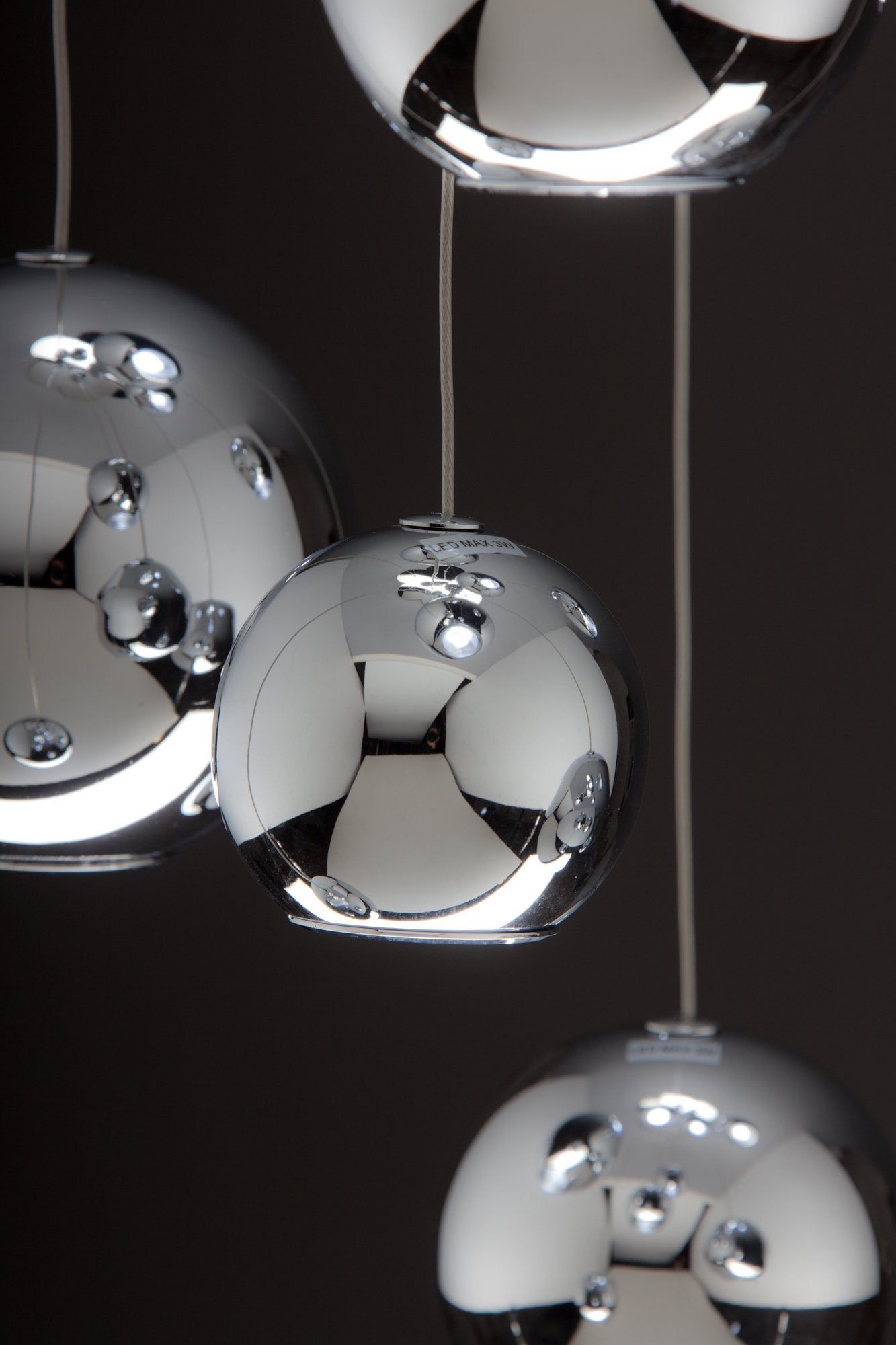 Lampadario a Sospensione Led Sfere Design Moderno