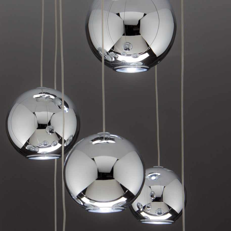 Lampadario a Sospensione Led Sfere Design Moderno