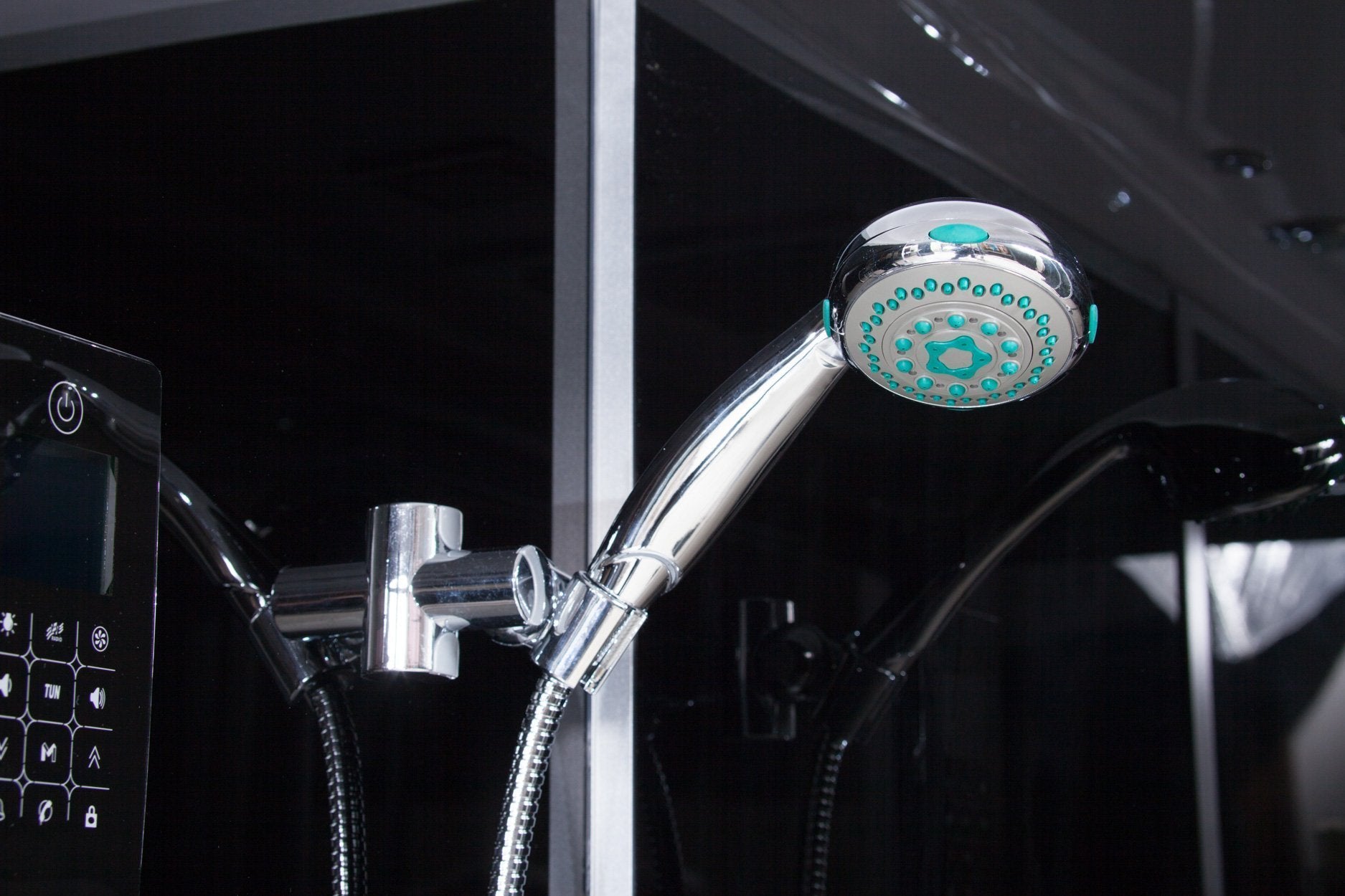 Box Doccia Black Air 70x140 Destra Idromassaggio Multifunzione