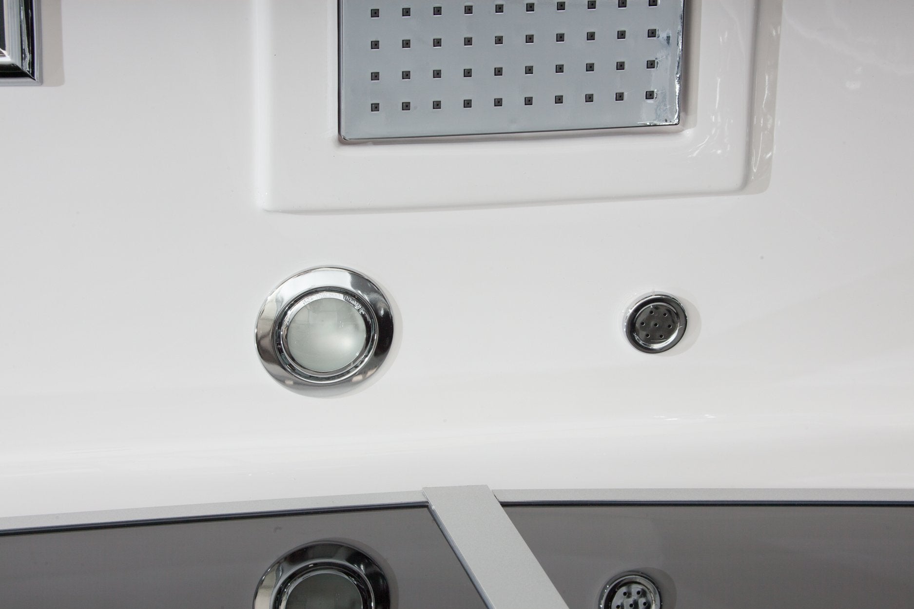 Box Doccia Black Air 70x150cm Destra Idromassaggio Multifunzione