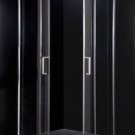 Cabina Doccia Sly Lux Vetri 8mm Telaio Inox 70x90 Destro