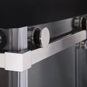 Cabina Doccia Sly Lux Vetri 8mm Telaio Inox 70x90 Destro