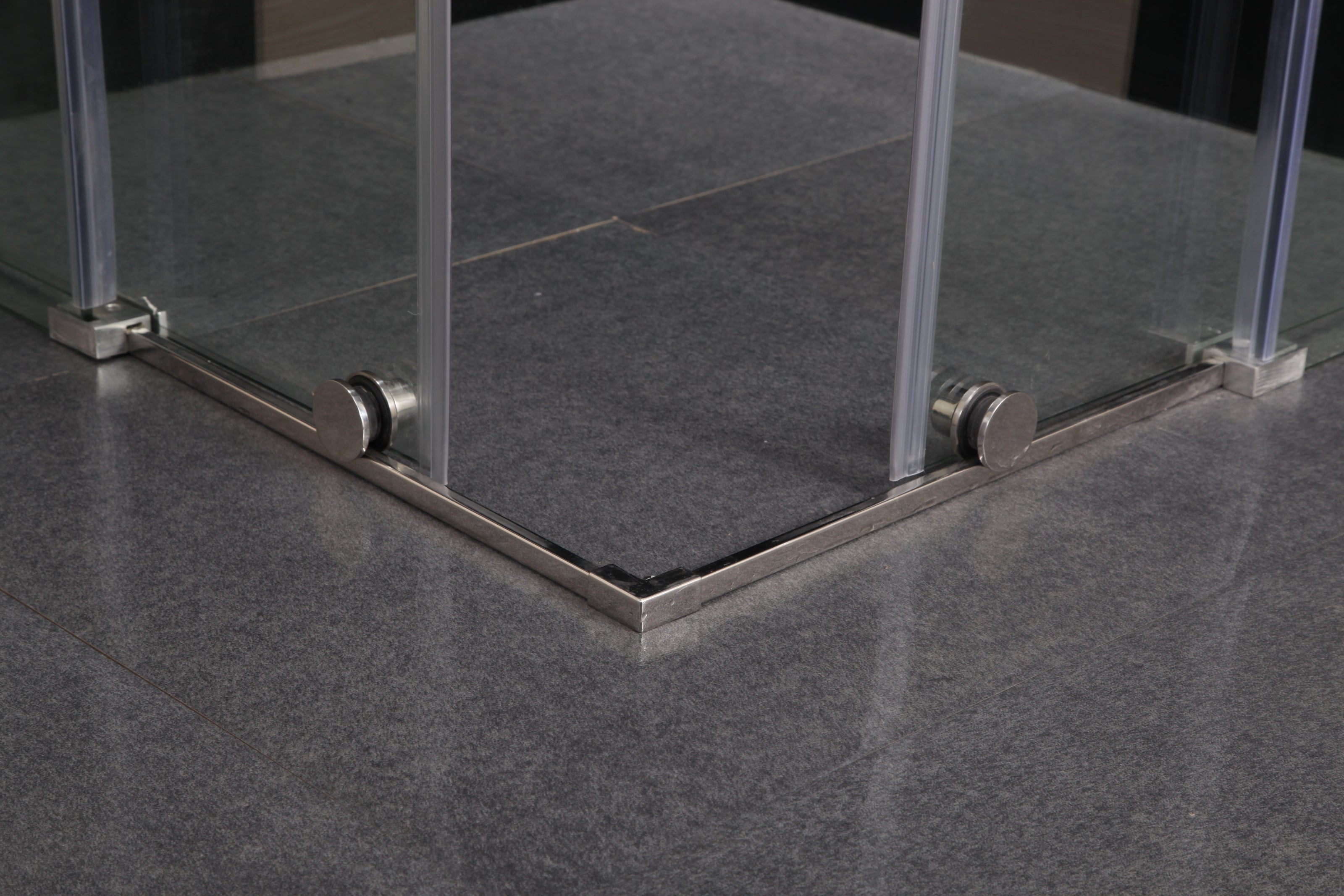 Cabina Doccia Sly Lux Vetri 8mm Telaio Inox 70x90 Destro